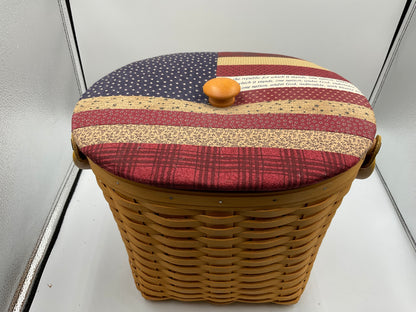 Longaberger maple wood host/hostess basket