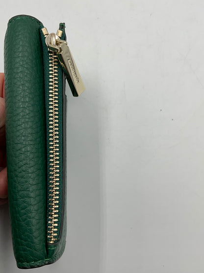 Kate Spade New York Forest Green Pebble Design Leather Wallet