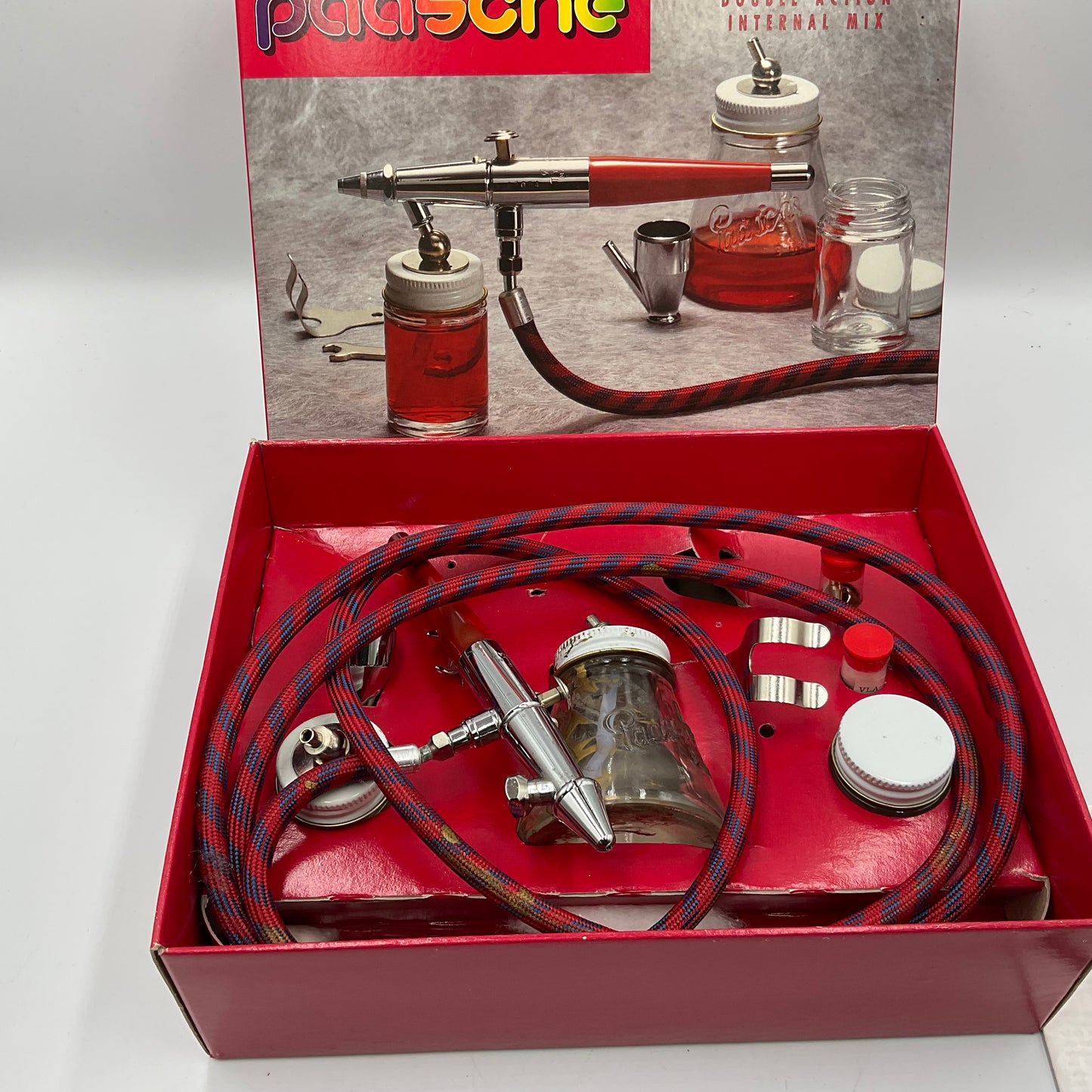 Paasche Air Brush Set Double Action Internal Mix