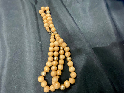 Beaded Gold and Yellow Fashion Jewelry Necklace