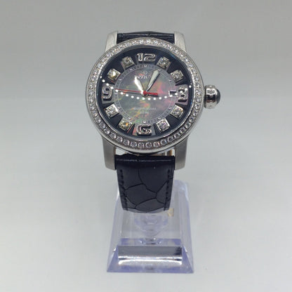 Invicta Classique Quartz Mother of Pearl Italian Crystal Dial Watch with New Band