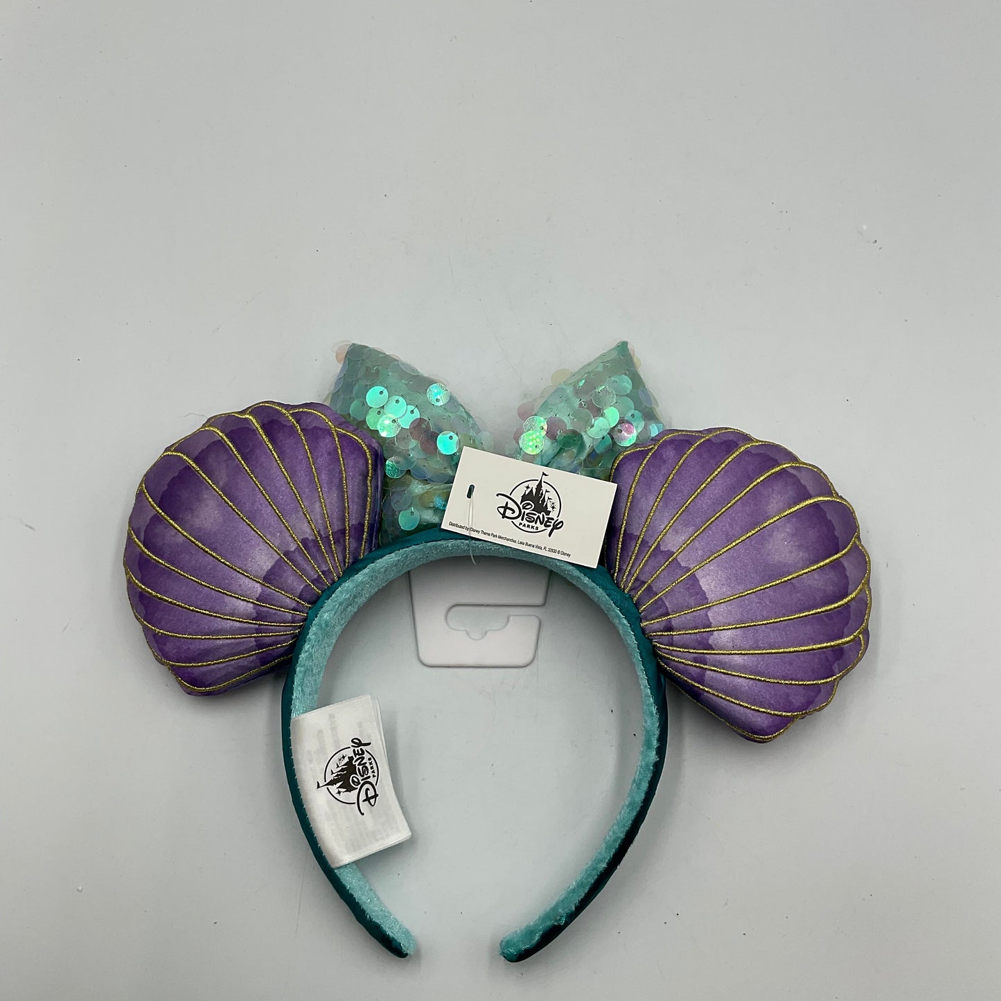 Disney Parks The Little Mermaid Ariel Minnie Mouse Sequin Bow Ears