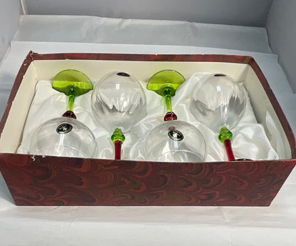 Christalleria Fumo Italian Hand Made Wine Glasses