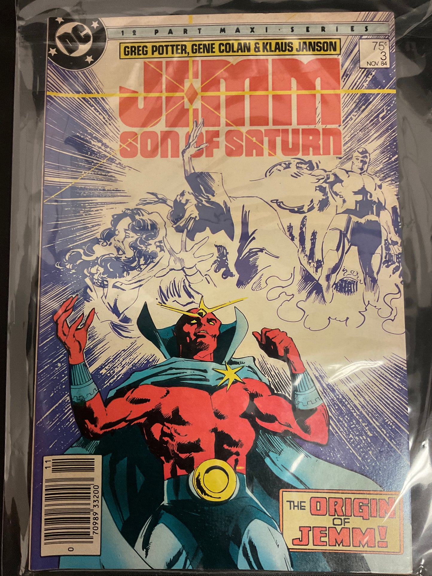 Jemm Son of Saturn Comic Book Vol. 3