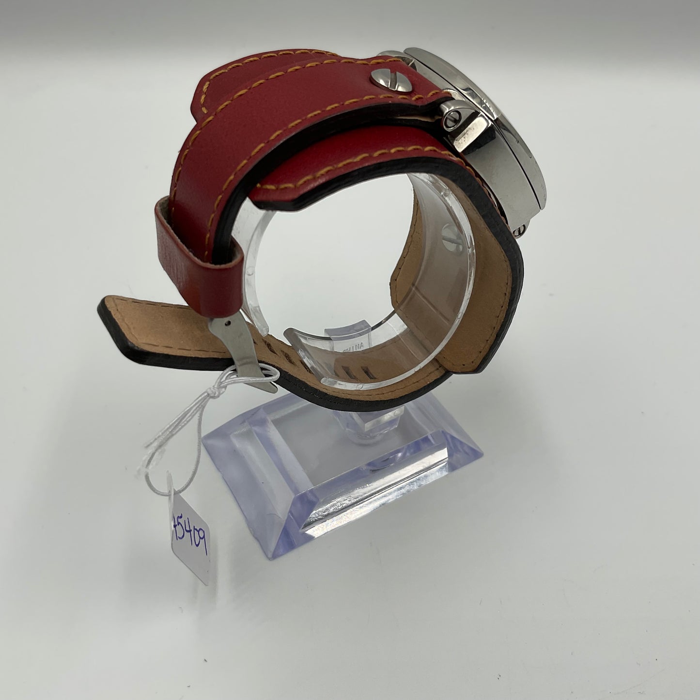 Code Brand Water Resistant Leather Cuff Band Quartz Watch New Battery