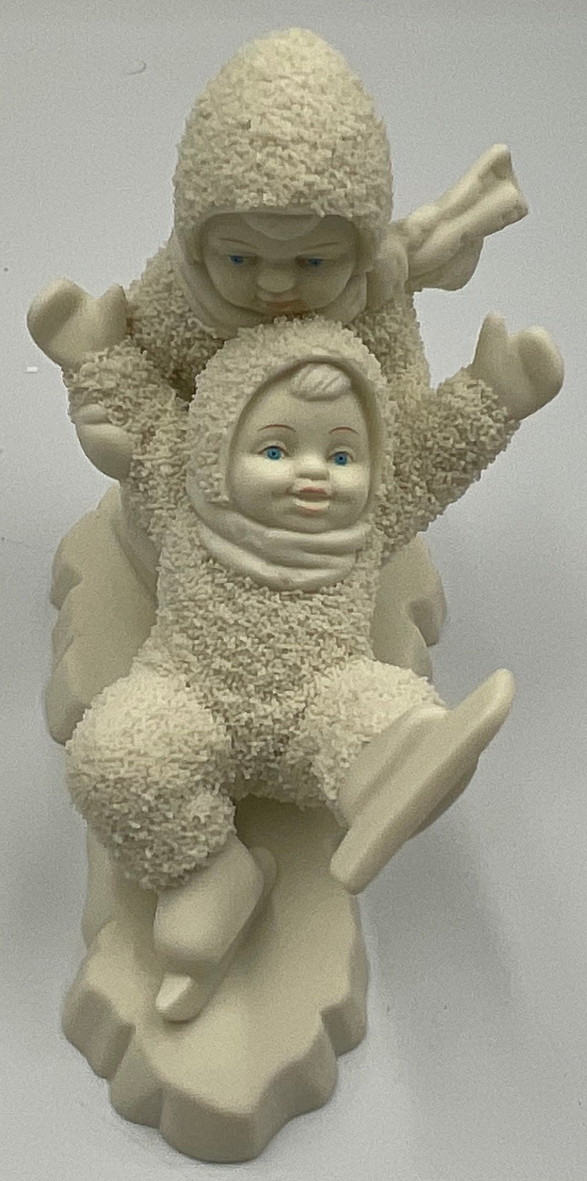 Department 56 Snowbabies Winter Tales Ice Skating Figurines Set of 4 Retired