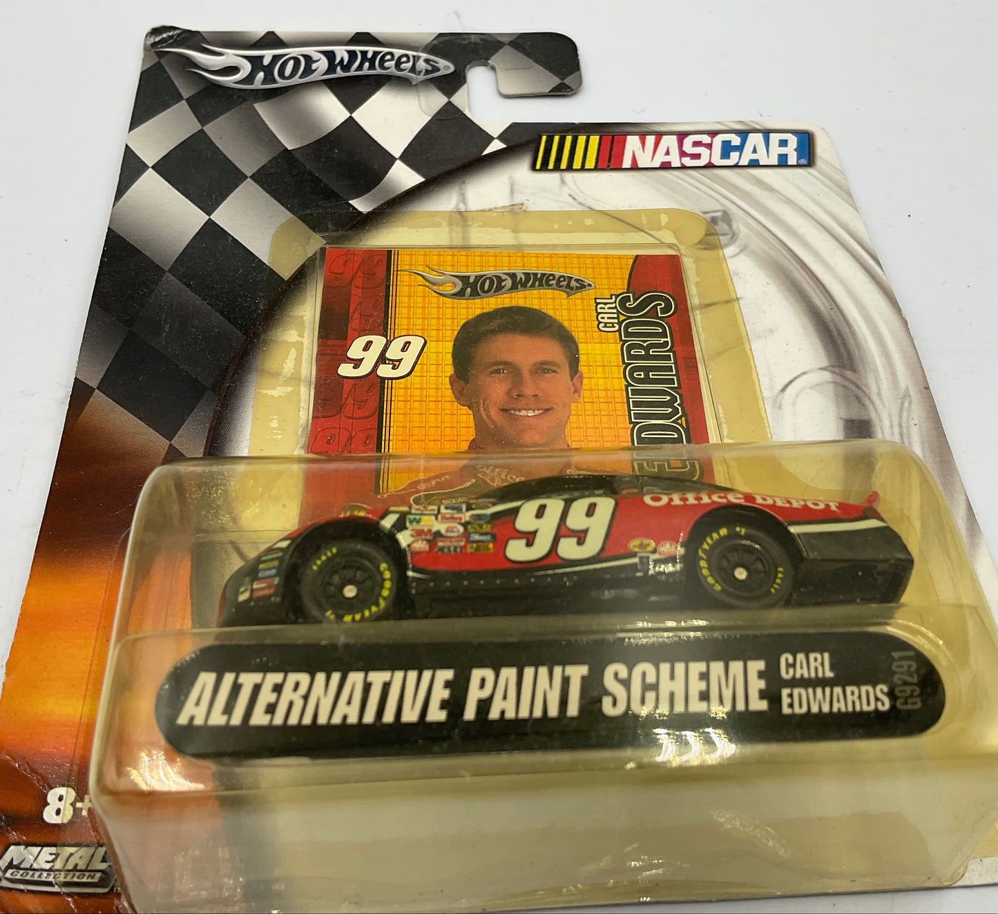 Carl Edwards Hot Wheels NASCAR 1/64 Diecast Car Alternative Paint #99 Office Depot