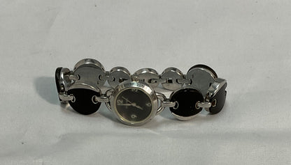 Fossil ES1871  Black & Silver Stainless Steel Watch (Needs Battery)