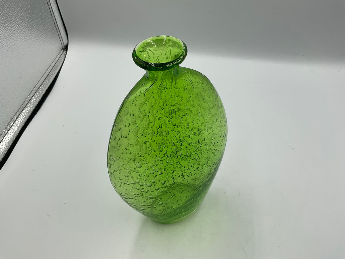 Green Glass Vase