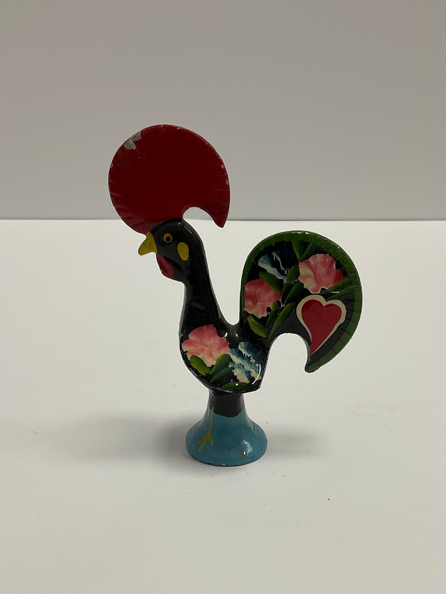 Ceramic Art Rooster Chicken Sculpture