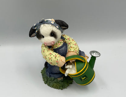 Enesco Mary's Moo Moos A Splash of Country Charm 787108 John Deere Cow