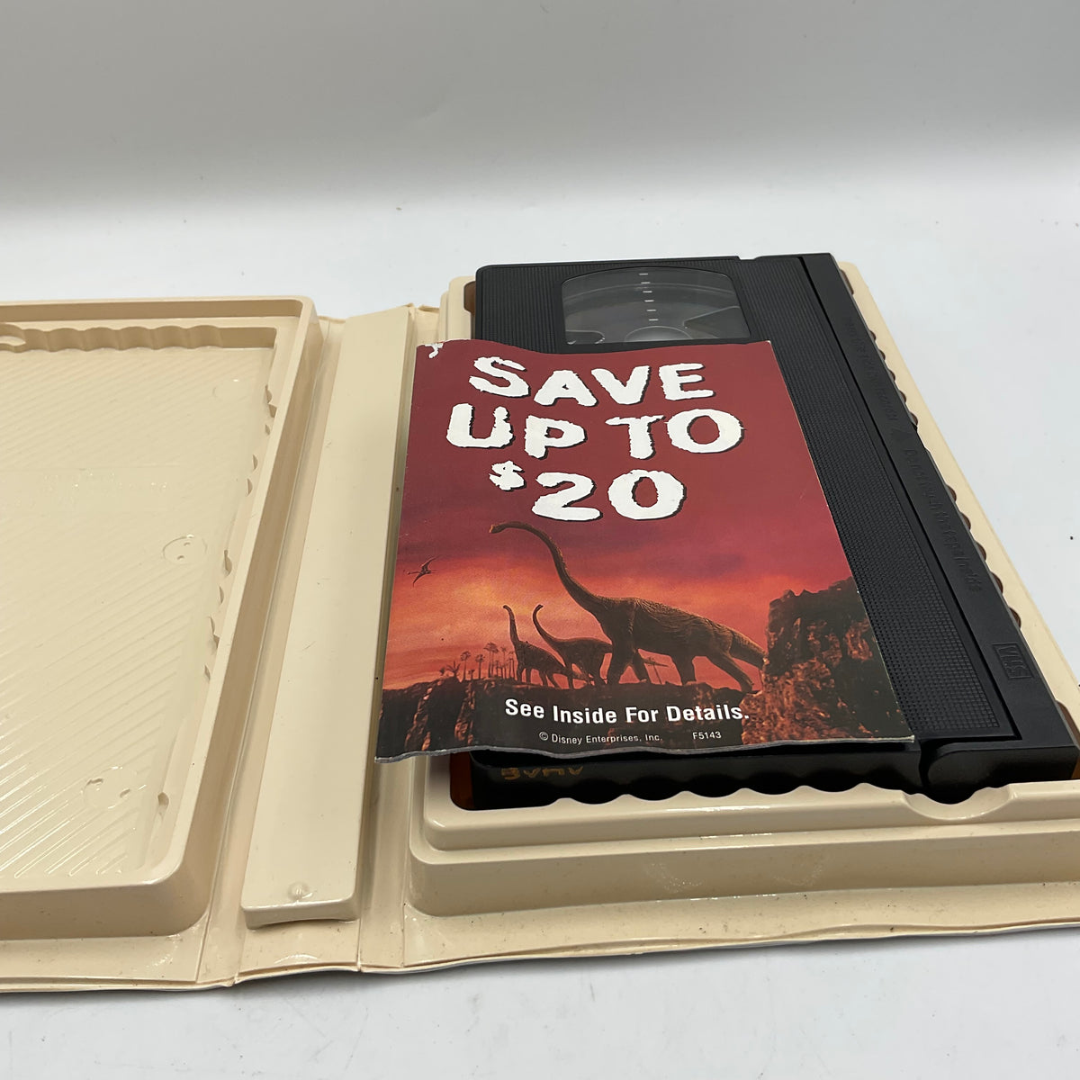 Walt Disney’s Dinosaur Vintage 2000 VHS Video Tape