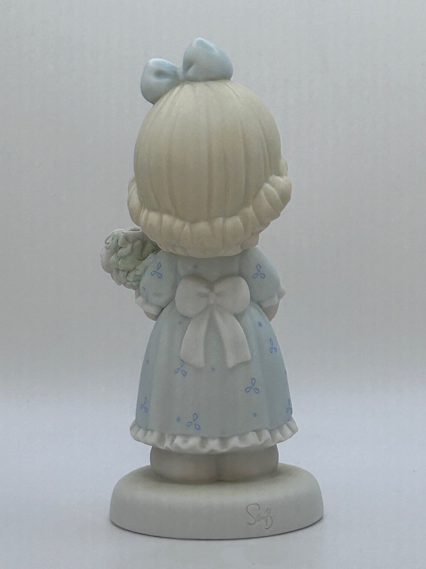 Precious Moments Vintage 1992 You're My Number One Friend Porcelain Figurine