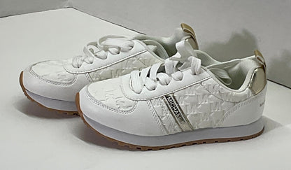 Michael Kors White and Gold Little Kid Big Kid Kerrie 2.0 Girls Shoes Size 13