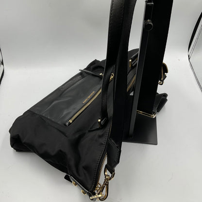 Michael Kors Black Tote Shoulder Bag Gold Hardware