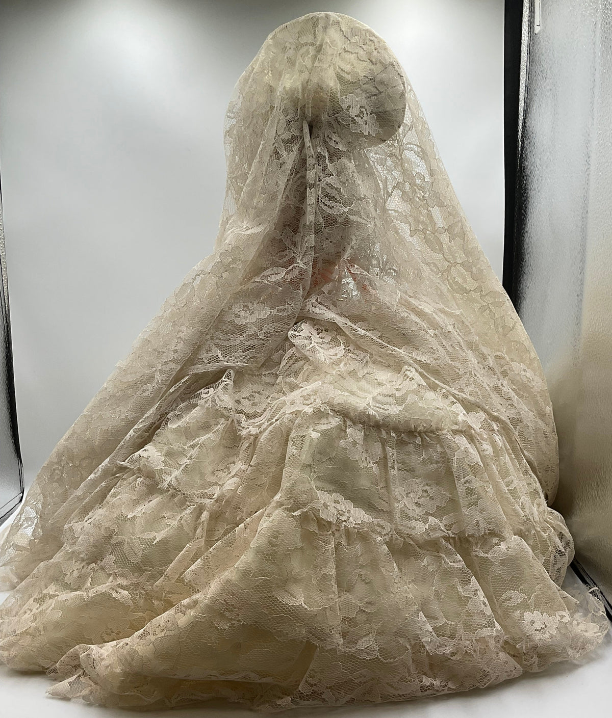 Creepy Doll Bridal Boudoir Bed OOAK Blythe Doll Style
