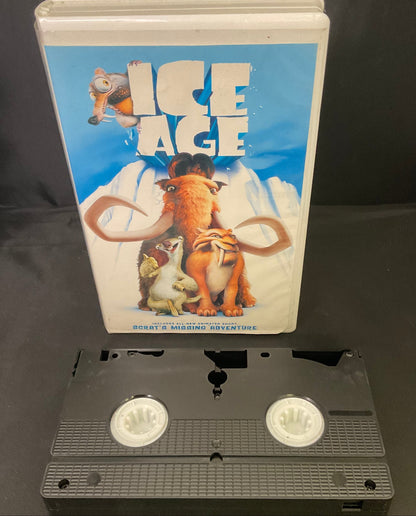 Ice Age Vintage VHS Video Tape in Original Case Pre-Owned Unsealed Untested