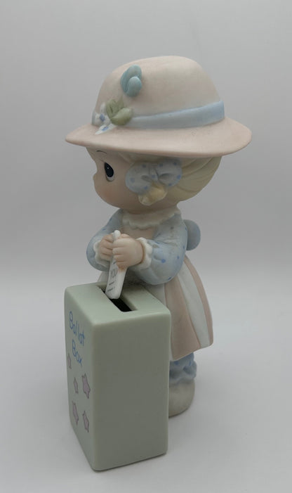 Precious Moments Vintage 1989 Members Only Figurine You Will Always Be My Choice New in Box Mint