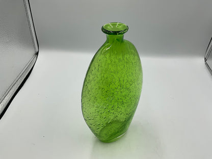 Green Glass Vase