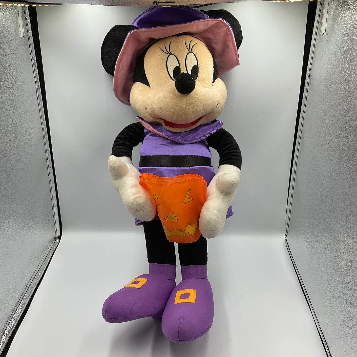 Gemmy Disney’s Halloween Minnie Mouse Plush Porch Greeter 25 inches Tall