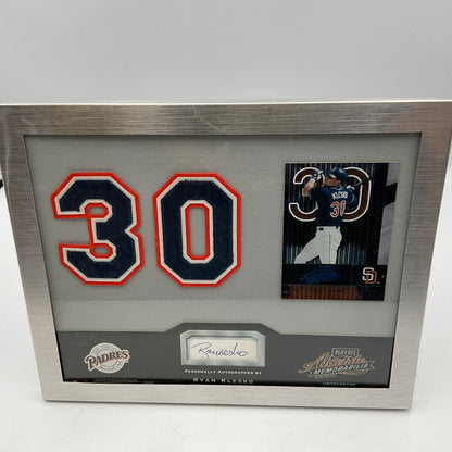 San Diego Padres Ryan Klesko Autographed Playoff Memrobilia