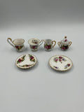 Royal Albert Old Country Roses Le Petite Miniature Tea Set 6 Pc