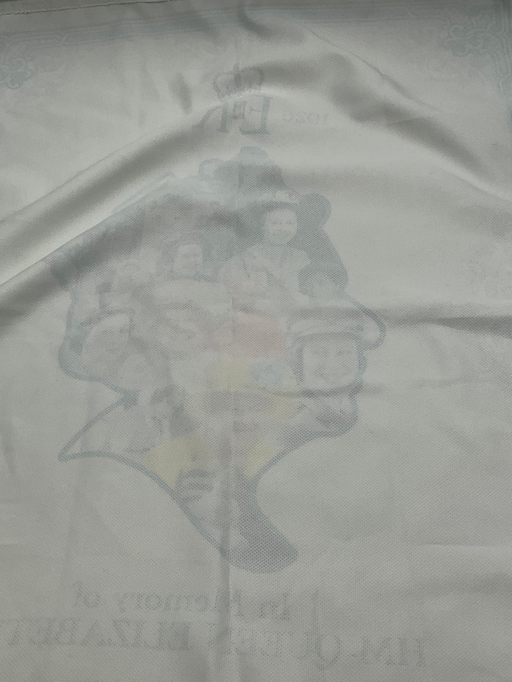 HM Queen Elizabeth II Memorial Silhouette Tea Towel 1926-2022 Unused