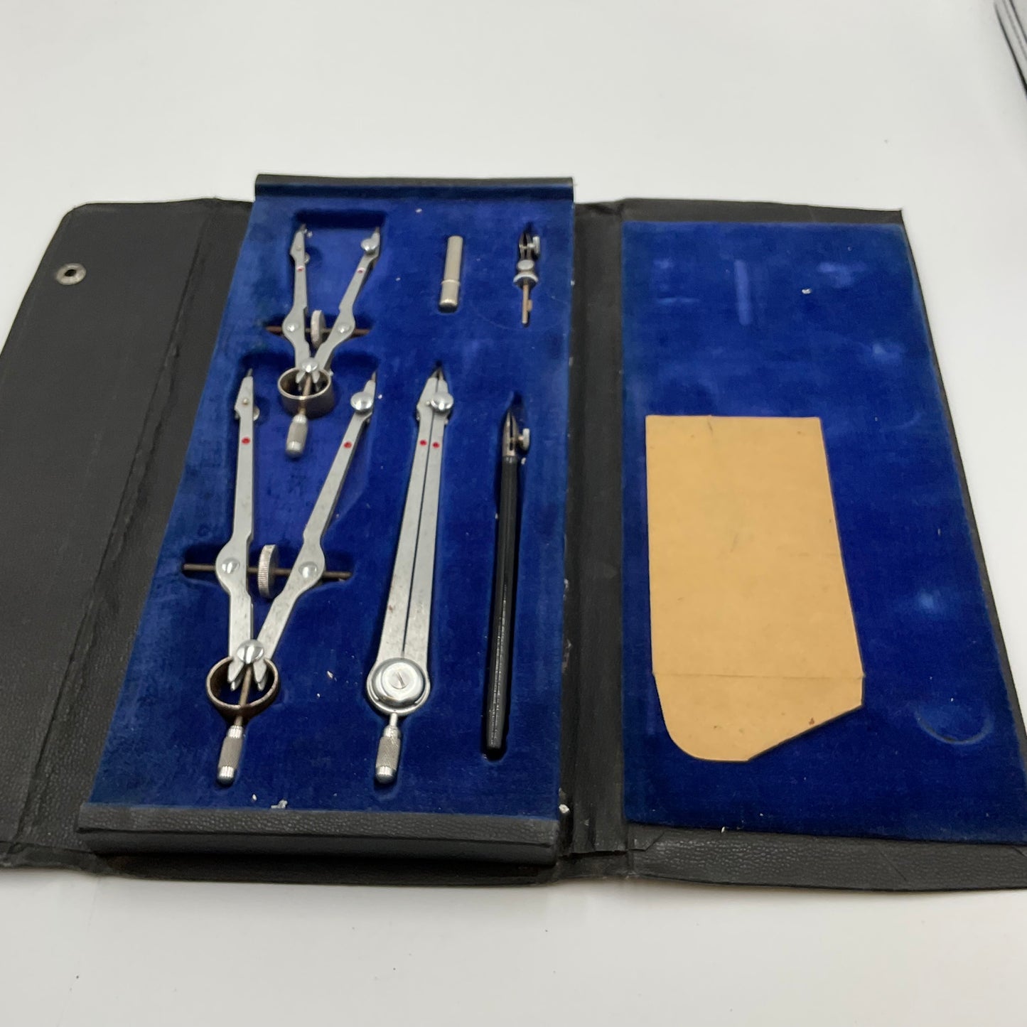 Vintage Vemco Drafting Tool Set In Case p314
