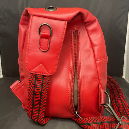 Red Latmap CrossBody Side Bag