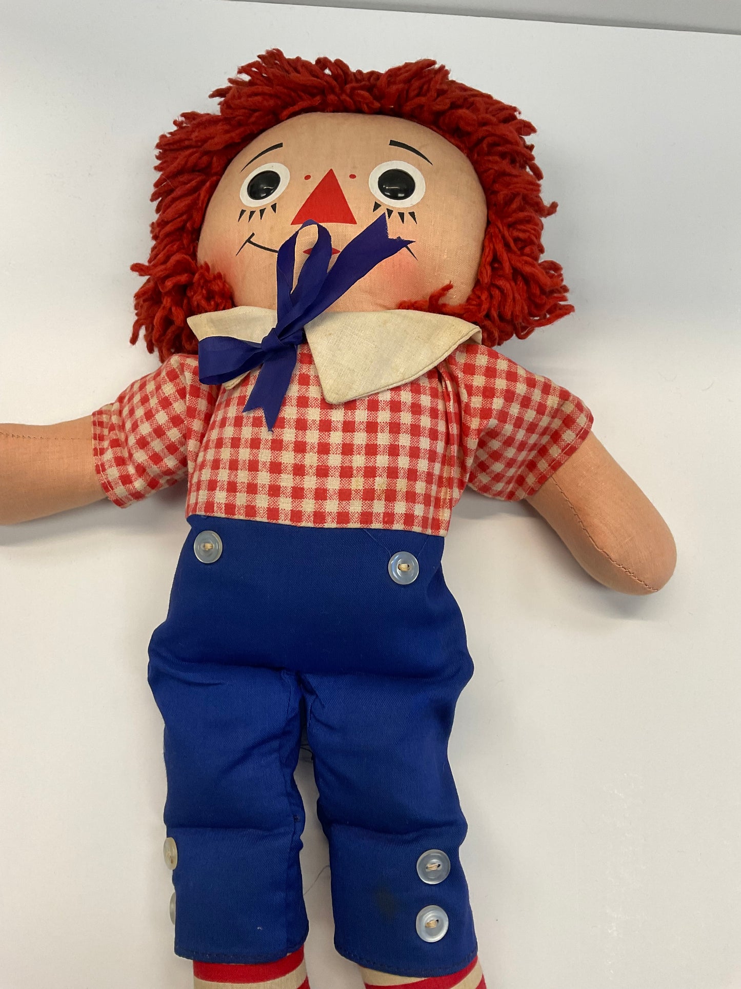 Raggedy Anne & Andy Vintage Stuffed Dolls Pair