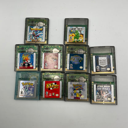 Game Boy Color Game Cartridges (10 Total )