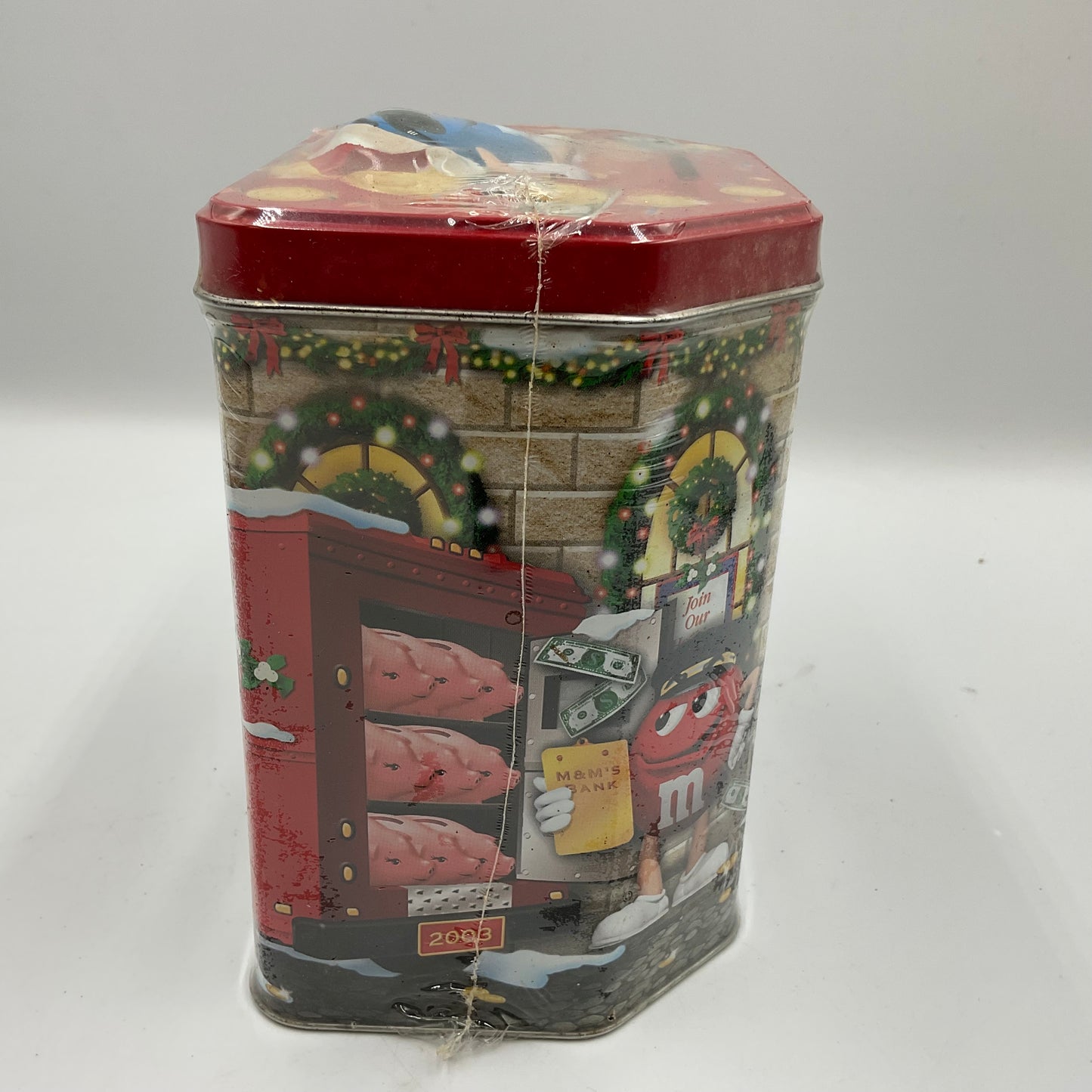 Not opened 2003 M&M’s Holiday Tin
