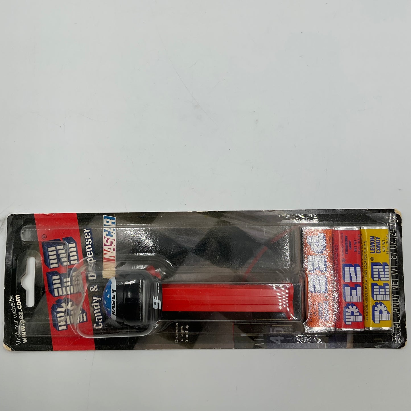NASCAR Pez Candy Dispenser Kasey On the Helmet unopened