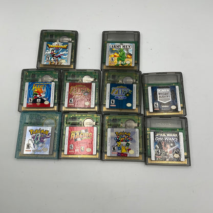 Game Boy Color Game Cartridges (10 Total )