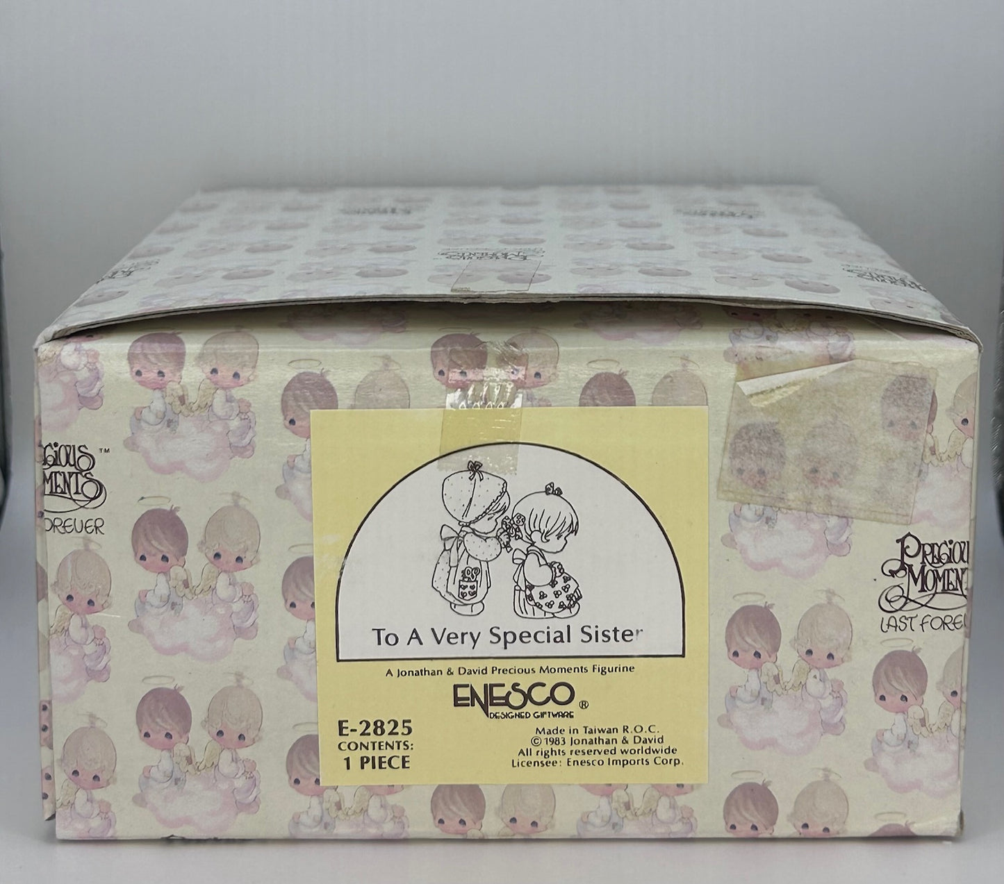 Precious Moments Vintage 1983 To A Very Special Sister Porcelain Figurine Orig Box