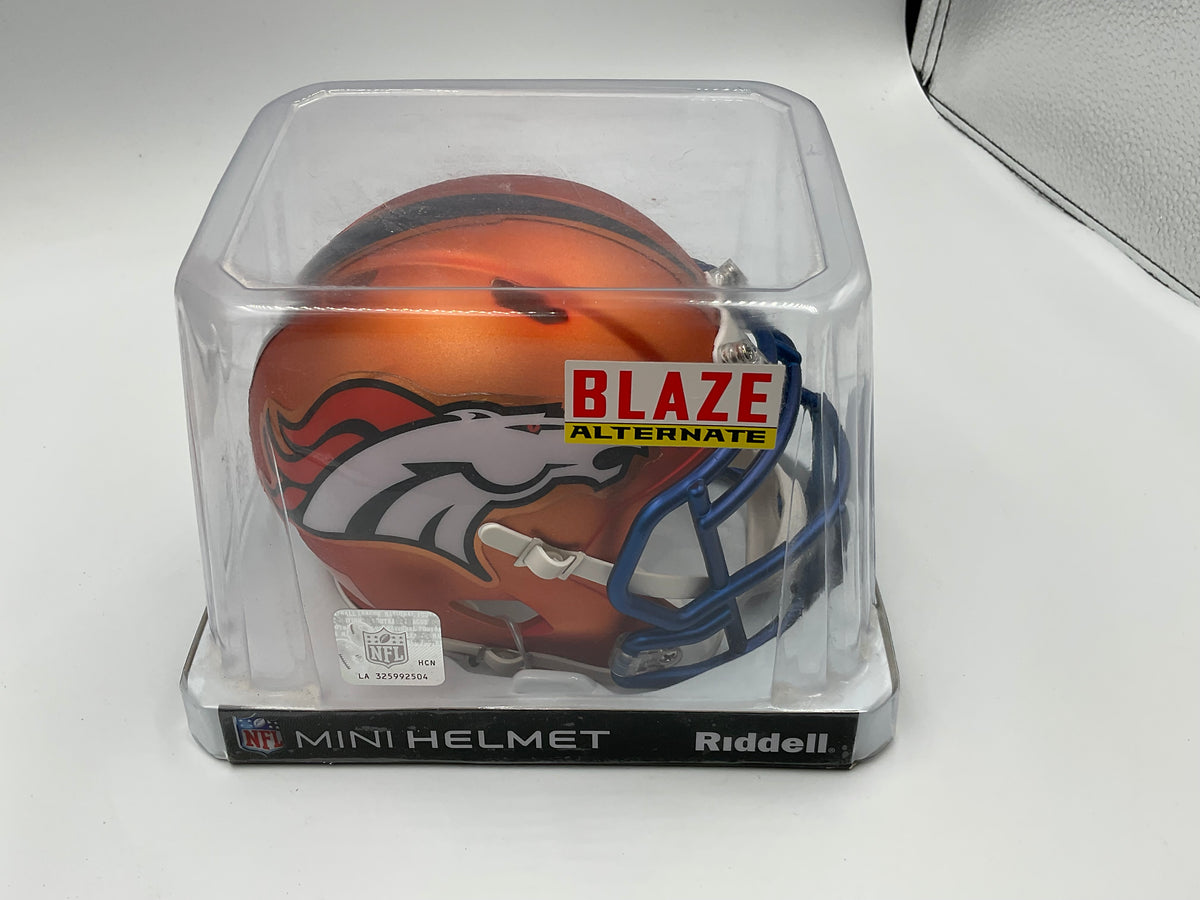 Denver Broncos NFL Riddell Blaze Alternate Mini Helmet