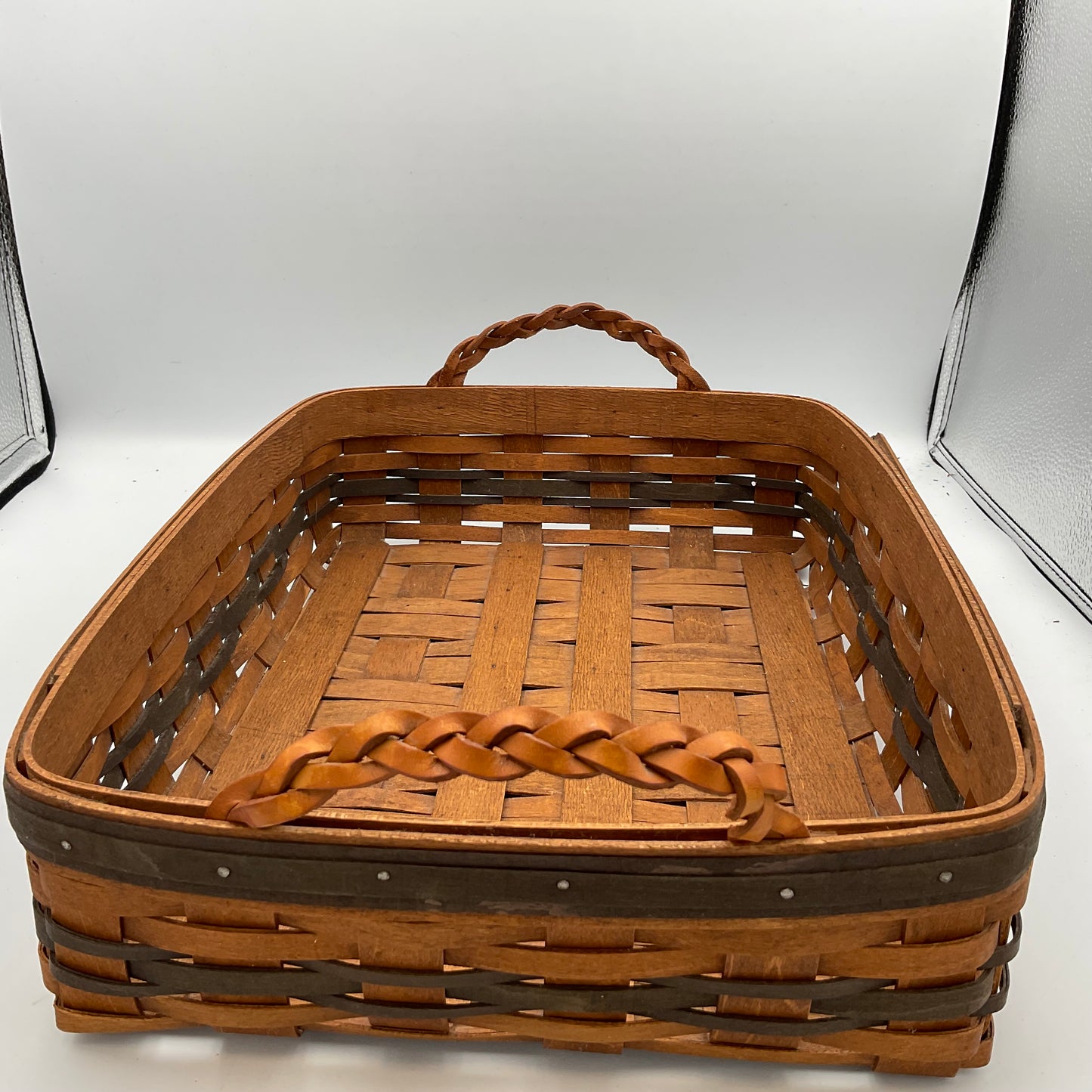 Longaberger Large Rectangle Wooden Basket
