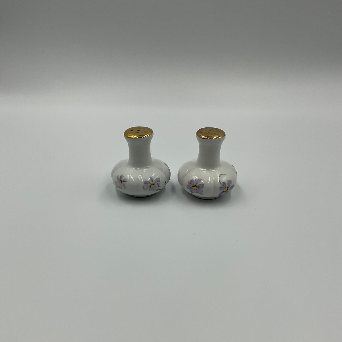 White Floral Porcelain Shakers
