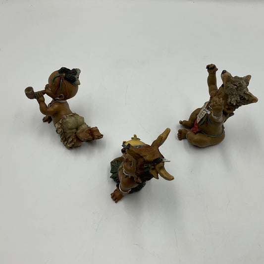 Vintage Resin “Indian Child” Figurines