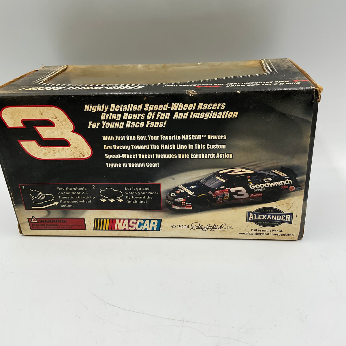 Vintage Nascar 2004 Dale Earnhardt #3 Goodwrench Speed Wheel Racer