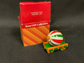 Avon Gift Collection Vintage 1987 Wooden Christmas Train Ornament Car in Original Box