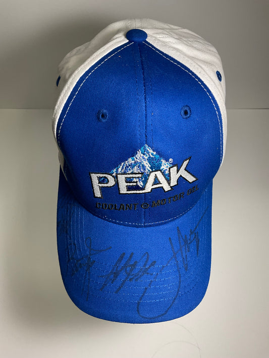 Peak Coolant And Motor Oil Signed John Force Racing Hat