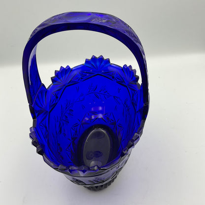 Kobalt Blue Glass Basket