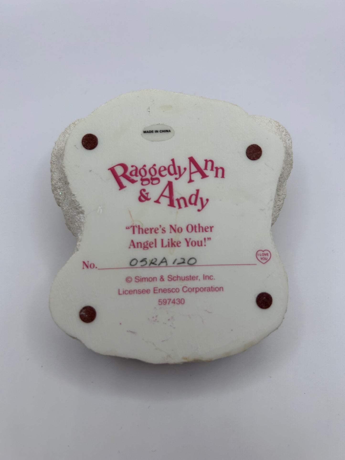 Raggedy Ann & Andy “There’s No Other Angel Like You” Vintage Figurine