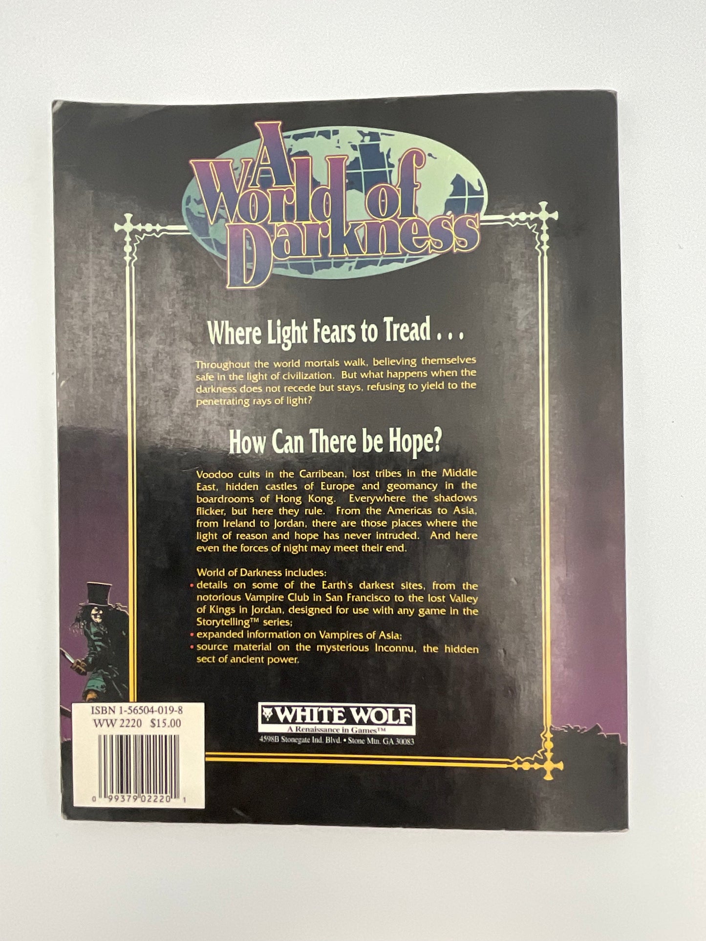 A World of Darkness Vintage 1992 Book