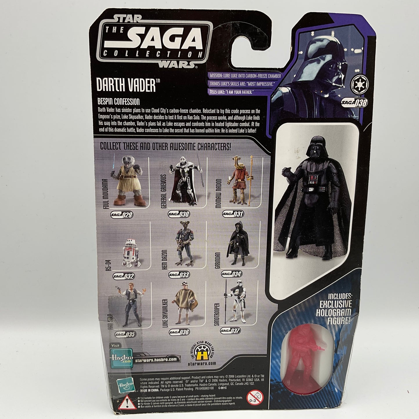 Star Wars Episode 3 Hero’s and Villans Collection Action Figure