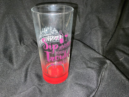 Tall Passholder Glass Cup