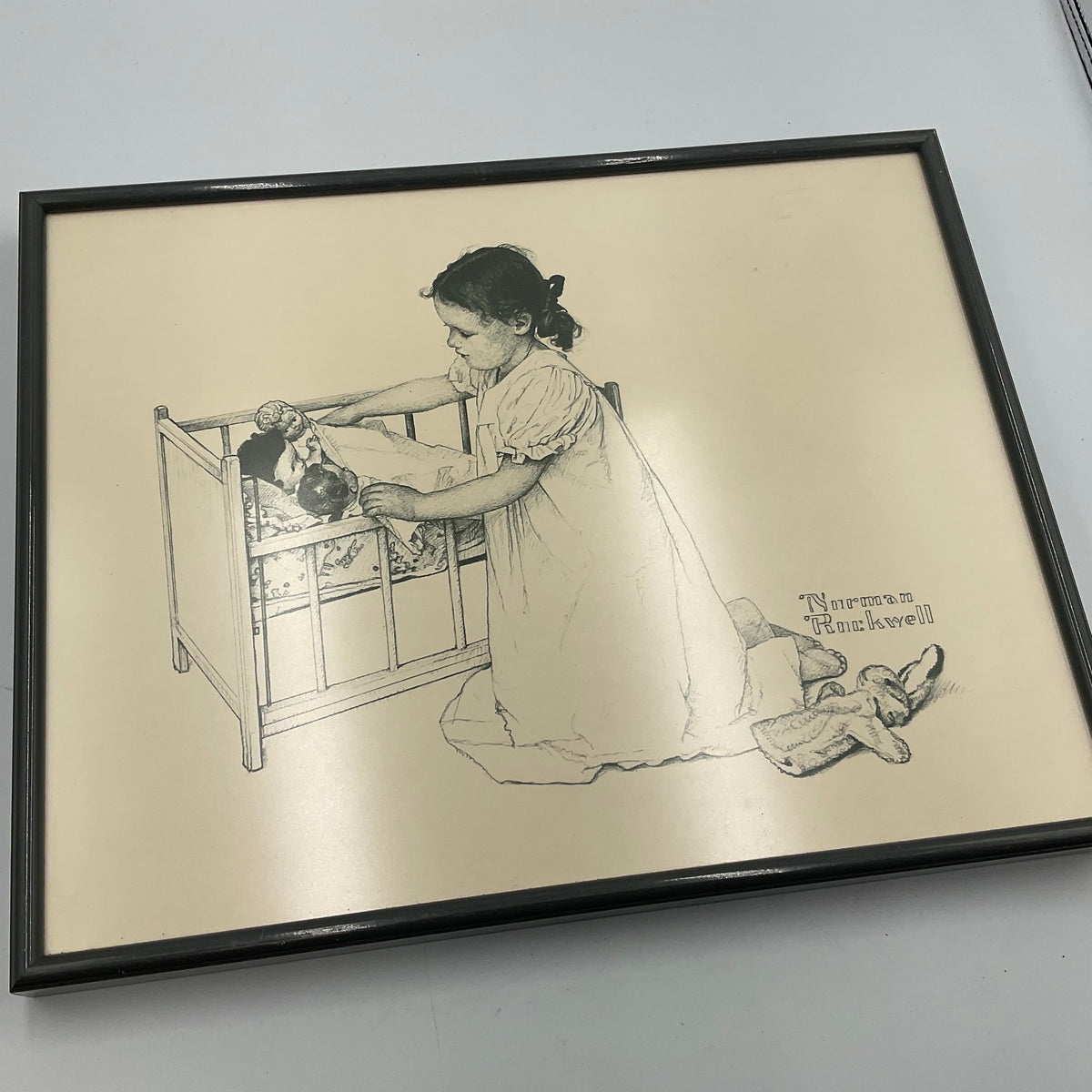 Norman Rockwell Framed Print Vintage Wall Art