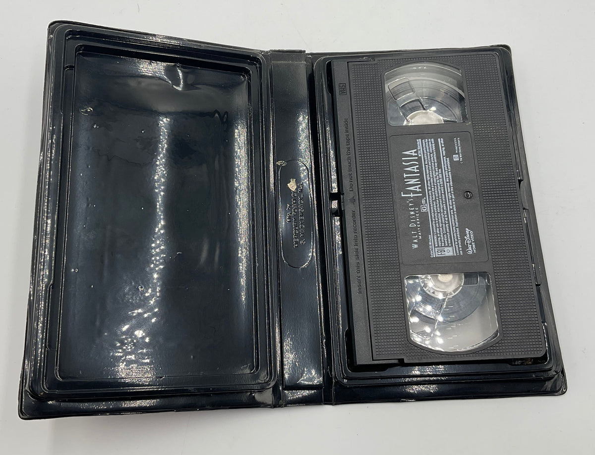 Walt Disney’s Masterpiece Fantasia Black Box VHS Video Tape Vintage Movie Original Case