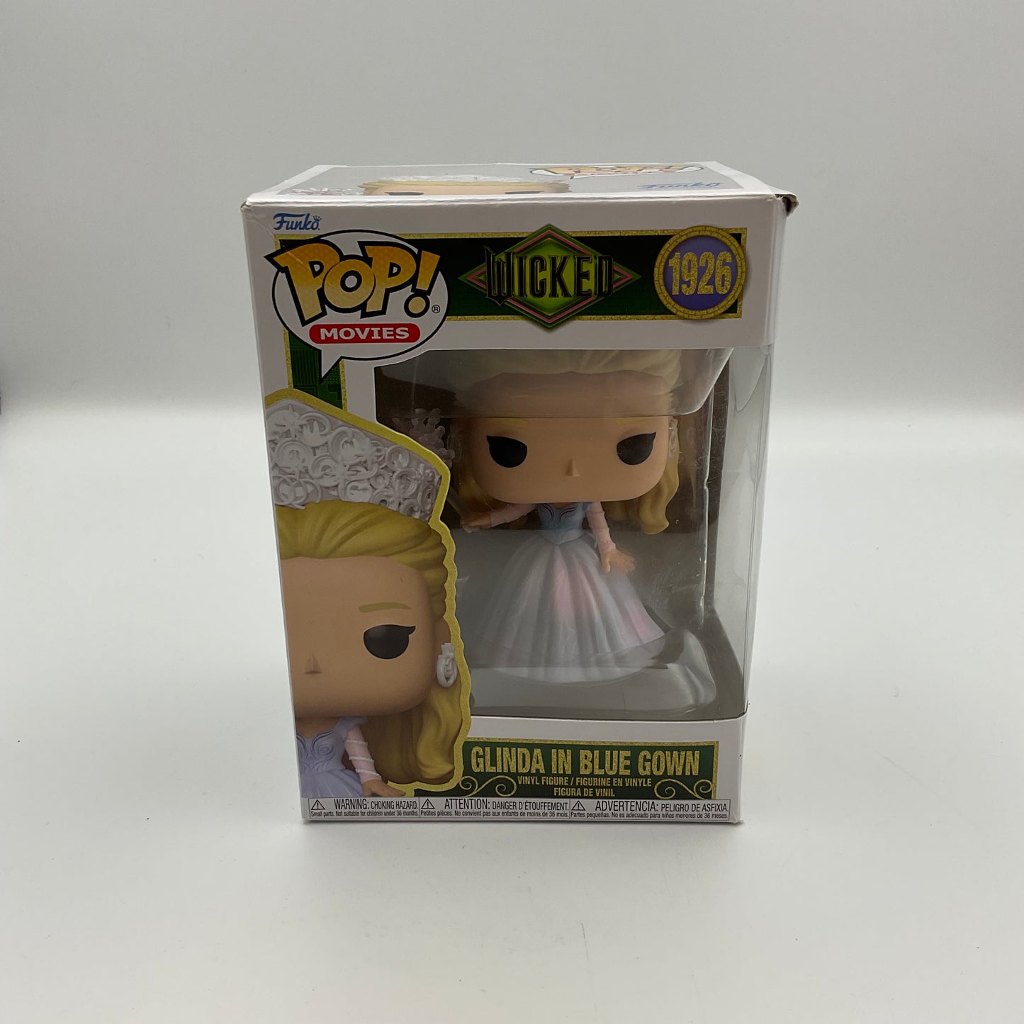Glinda In Blue Gown Wicked Movie Funko Pop! #1926 Vinyl Figurine Minor Box Imperfections